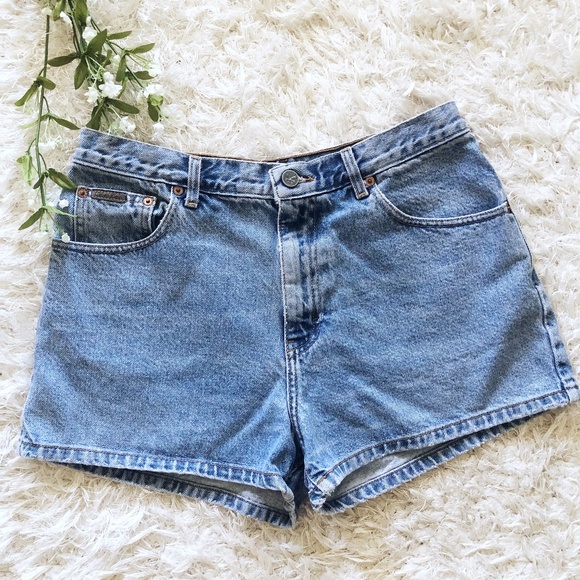 Calvin Klein Pants - Vintage Calvin Klein 90s Basic Denim Short Short